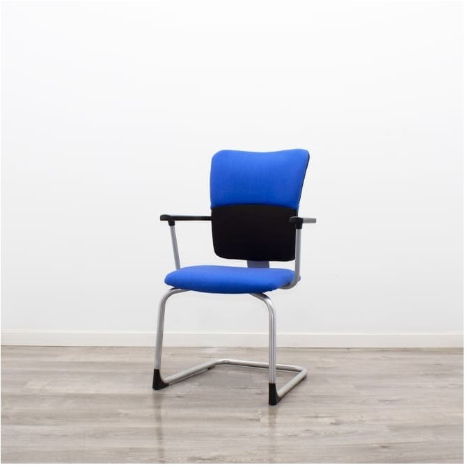 Silla confidente steelcase base patín con brazos - Mercaoficina