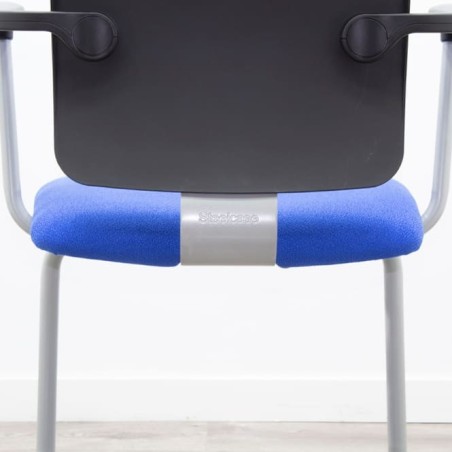 Silla confidente steelcase base patín con brazos - Mercaoficina