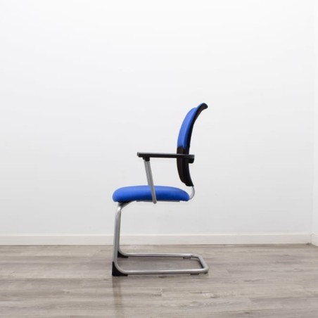 Silla confidente steelcase base patín con brazos - Mercaoficina