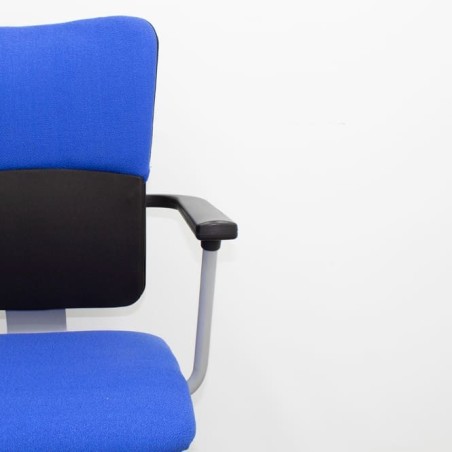 Silla confidente steelcase base patín con brazos - Mercaoficina
