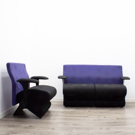Conjunto sofá 2 plazas y sillón