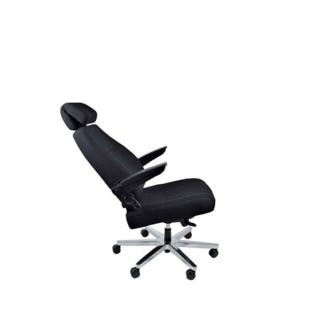 Silla operativa XXL en negro