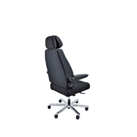 Silla operativa XXL en negro