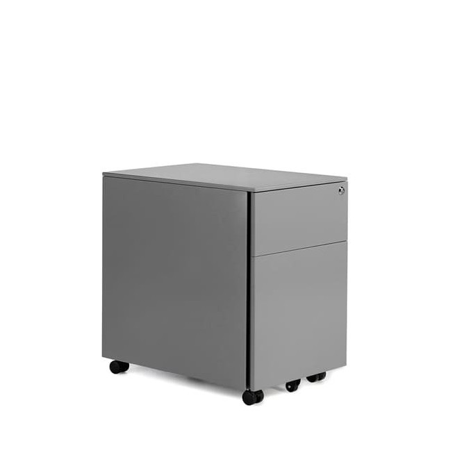 Cajonera metálica gris de cajón y archivo