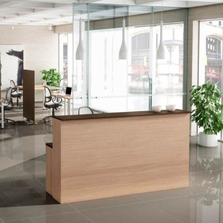 Mostrador con mesa pata panel