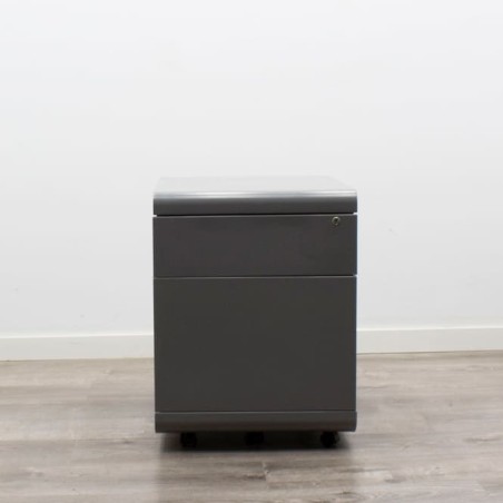 Cajonera metalizada gris