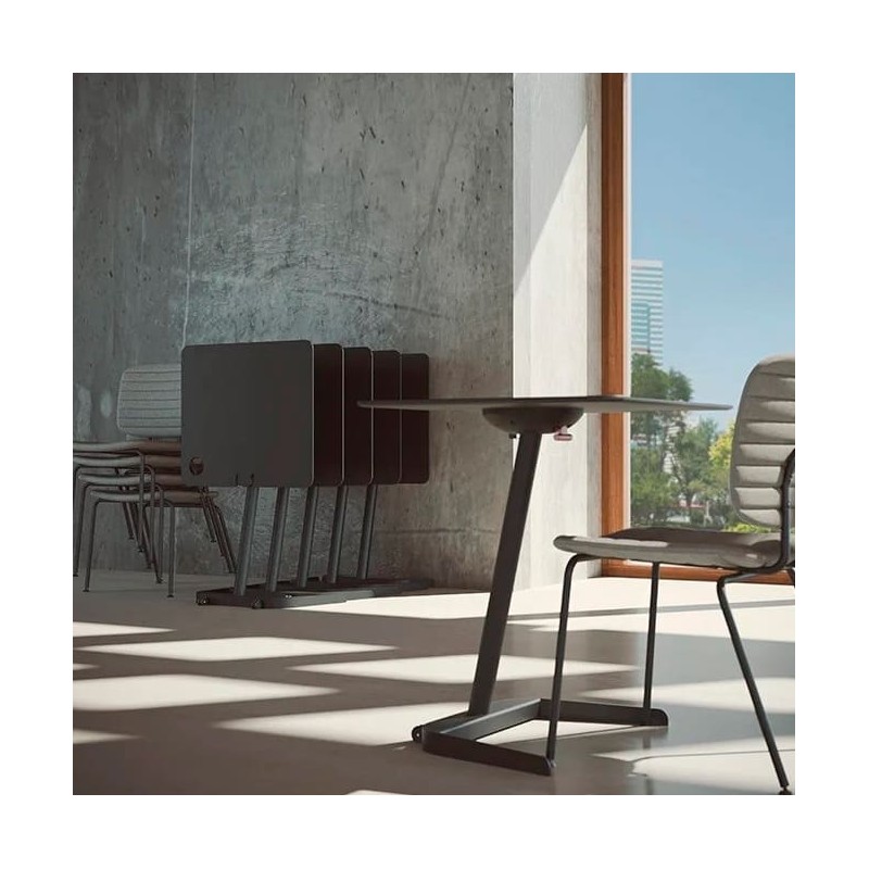 Mesa plegable EMO-TABLE individual y doble