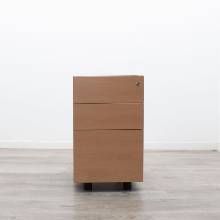 Buck pedestal con cajones en peral