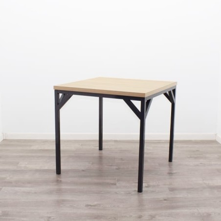 Mesa auxiliar 4 patas en gris antracita
