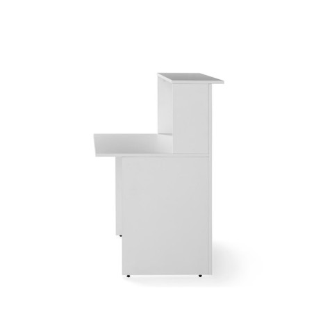 Mostrador recto en blanco y varios acabados