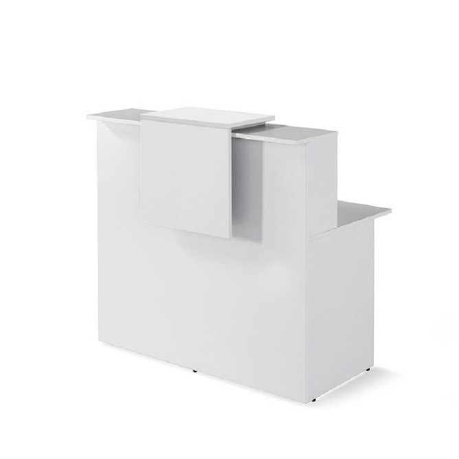 Mostrador recto en blanco y varios acabados