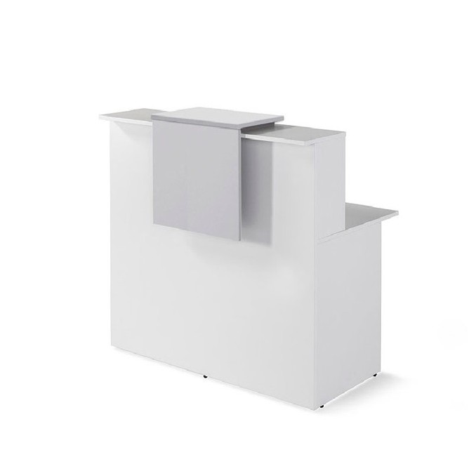 Mostrador recto en blanco y varios acabados