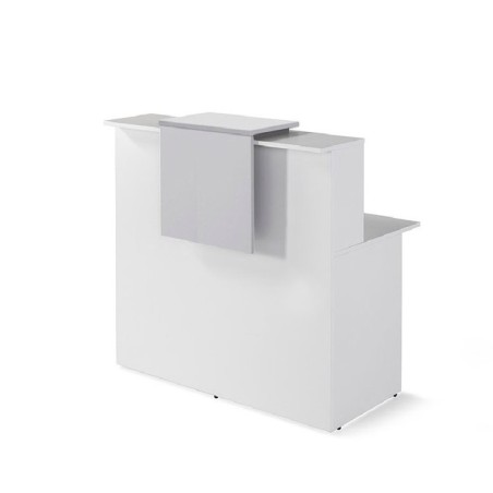 Mostrador recto en blanco y varios acabados