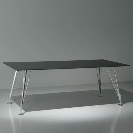 Mesa de dirección HEOS en cristal + ala