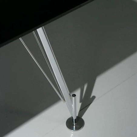 Mesa de dirección HEOS en cristal + ala