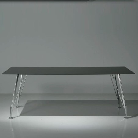 Mesa de dirección HEOS en cristal + ala