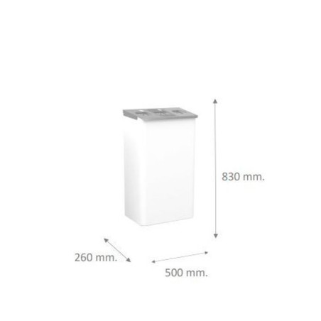 Papelera para reciclaje selectivo