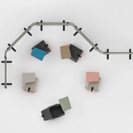 Mesa auxiliar Poni plegable con ruedas - Mercaoficina