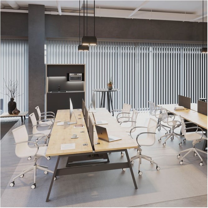 Muebles office 2 y 3 módulos