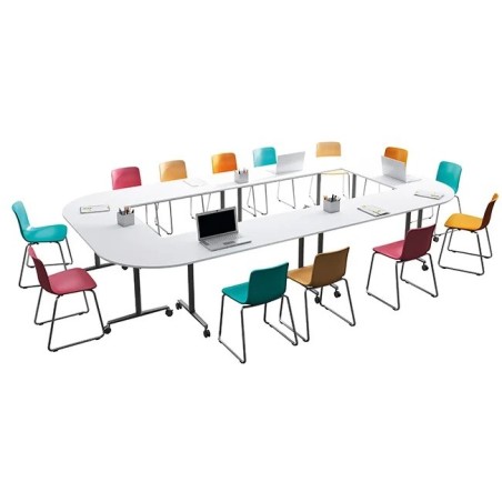 Mesa PERSEO abatible en varios tamaños y colores-Mercaoficina