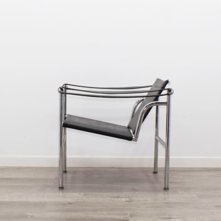 Silla de espera base cromada (tapizado varios colores)
