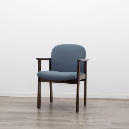 Silla clásica 4 patas madera con (tapizado varios colores)