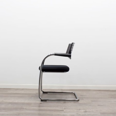 Silla confidente base patín respaldo pvc