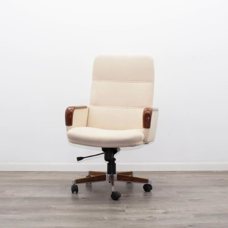 Silla de dirección tapizado en beige