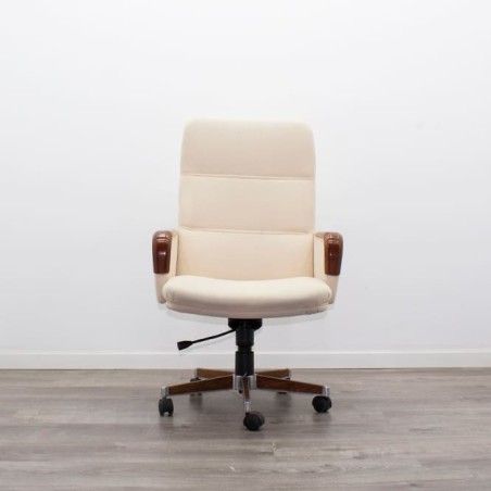 Silla de dirección tapizado en beige