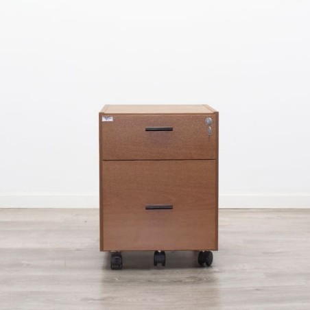 Cajonera de cajón y archivo en peral