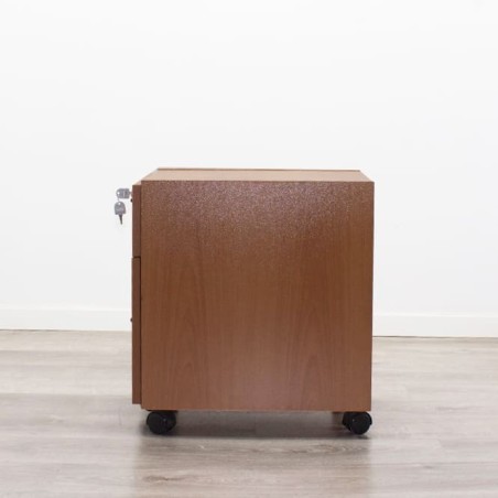 Cajonera de cajón y archivo en peral