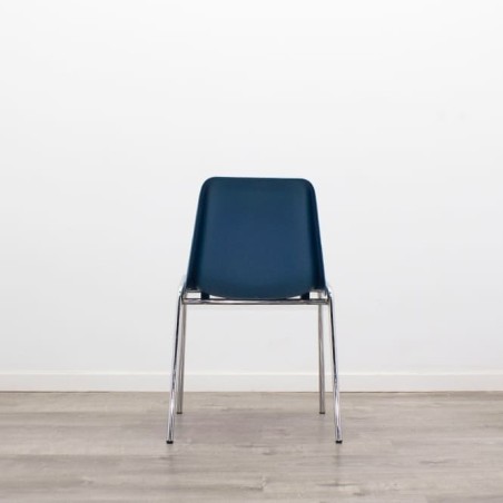 Silla Vicenza azul acero