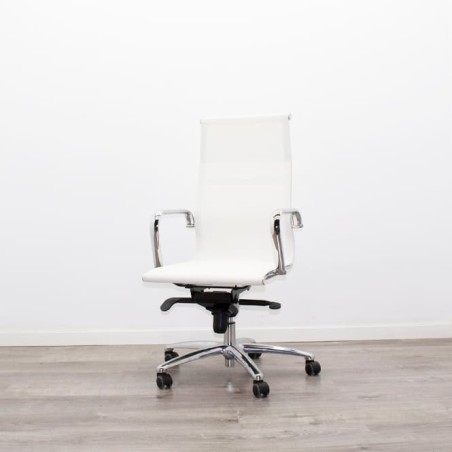 Silla operativa cromada en malla (diferentes colores) - Mercaoficina