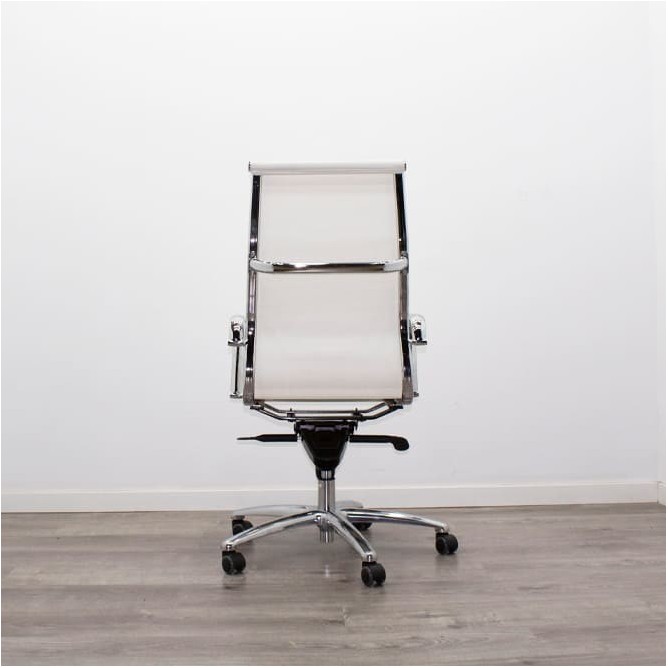 Silla operativa cromada en malla (diferentes colores) - Mercaoficina