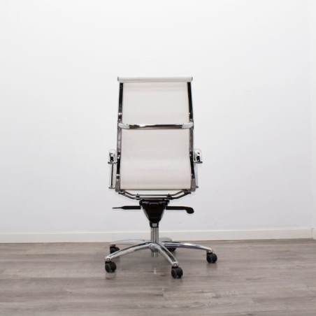 Silla operativa cromada en malla (diferentes colores) - Mercaoficina