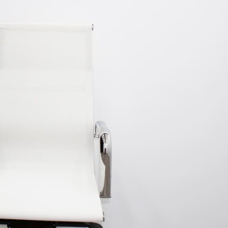 Silla operativa cromada en malla (diferentes colores) - Mercaoficina