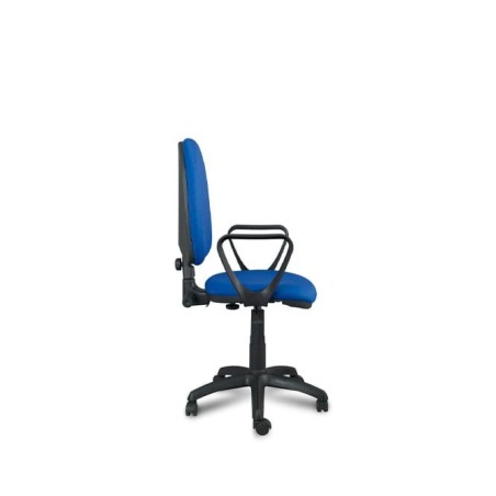 Silla operativa con brazos fijos