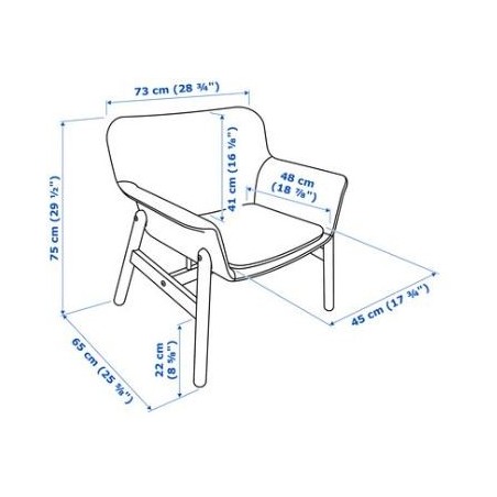 Sillón de espera tapizado en gris con patas de madera - Mercaoficina