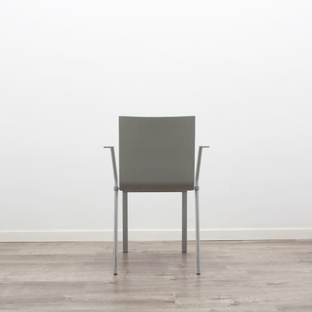 Silla confidente gris