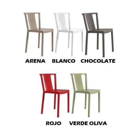 Silla colectividad de interior y exterior