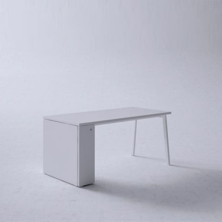Mesa operativa M10 en blanco