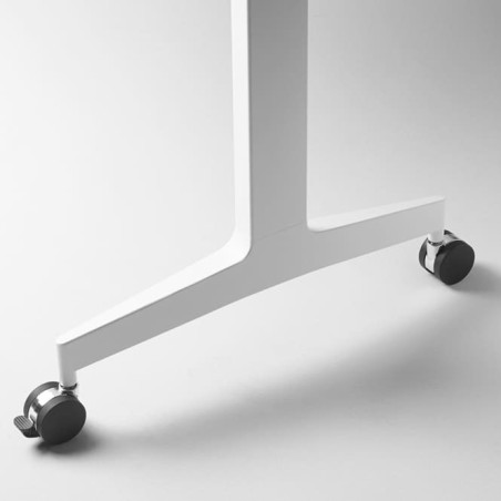 Mesa operativa TRAVEL ABATIBLE en blanco