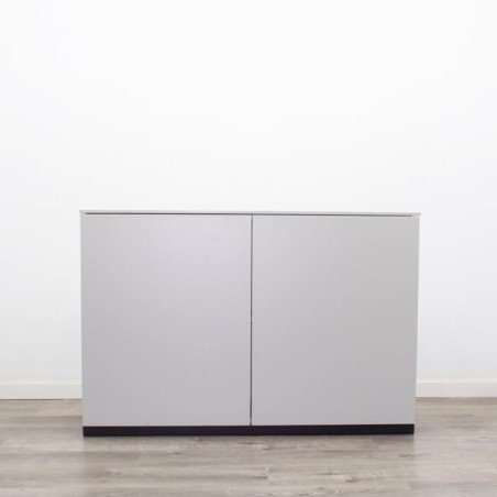 Armario bajo todo puerta gris de 120cm
