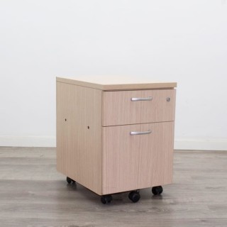 Cajonera de cajón y archivo en erable 2