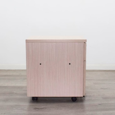 Cajonera de cajón y archivo en erable