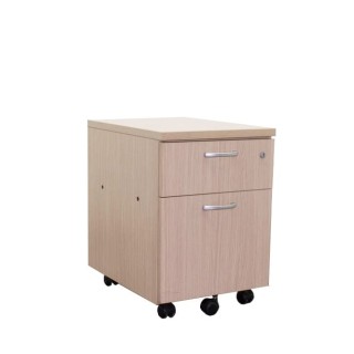 Cajonera de cajón y archivo en erable