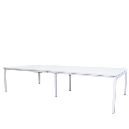 Mesa de juntas en blanco de 320cm