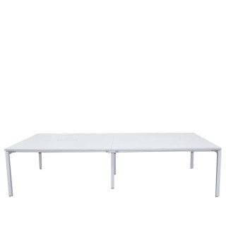 Mesa de juntas en blanco de 320cm