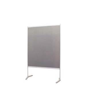Expositor gris con patas