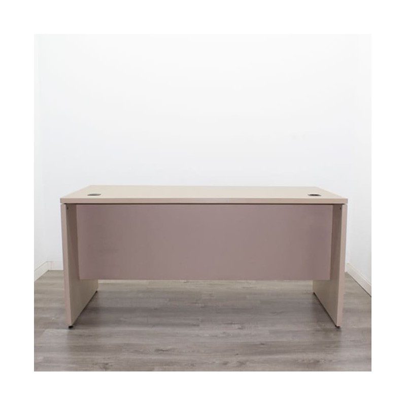 Mesa operativa beige de 160 con o sin ala